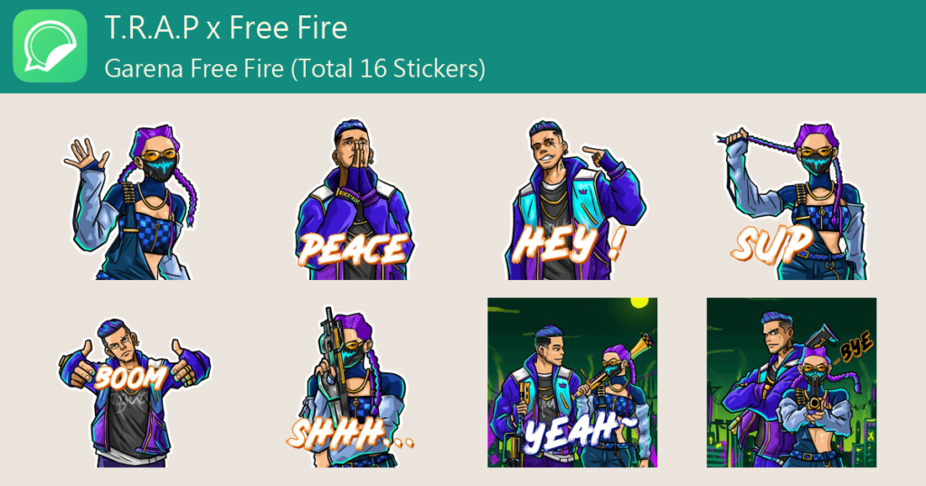 stickers de Free Fire para Whatsapp